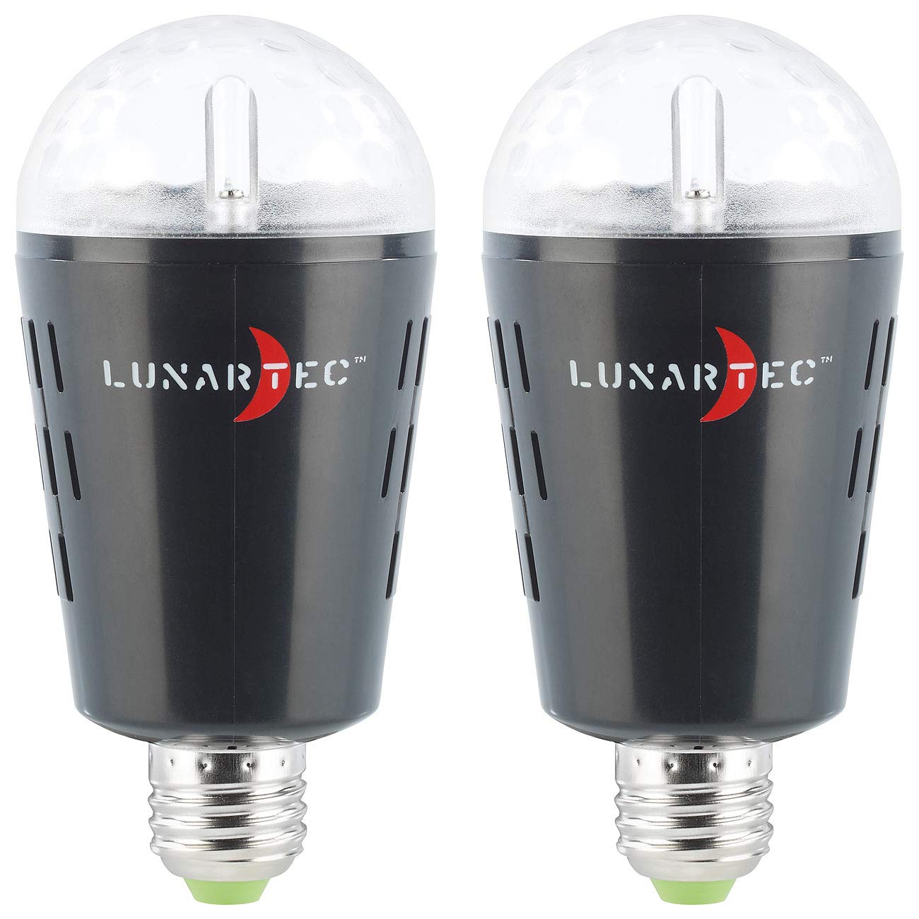 Lunartec Leuchtmittel Disco-LED-Lampe E27 2er-Set farbig