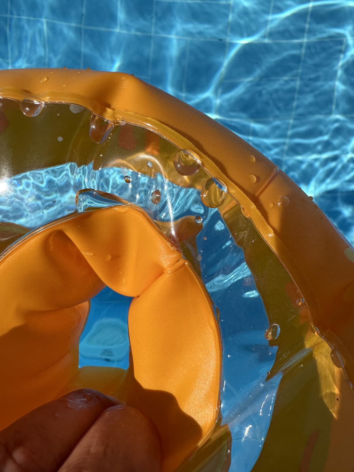 WEARXI Schwimmhilfen Schwimmflügel Orange 1-6 Jahre 5-25 kg
