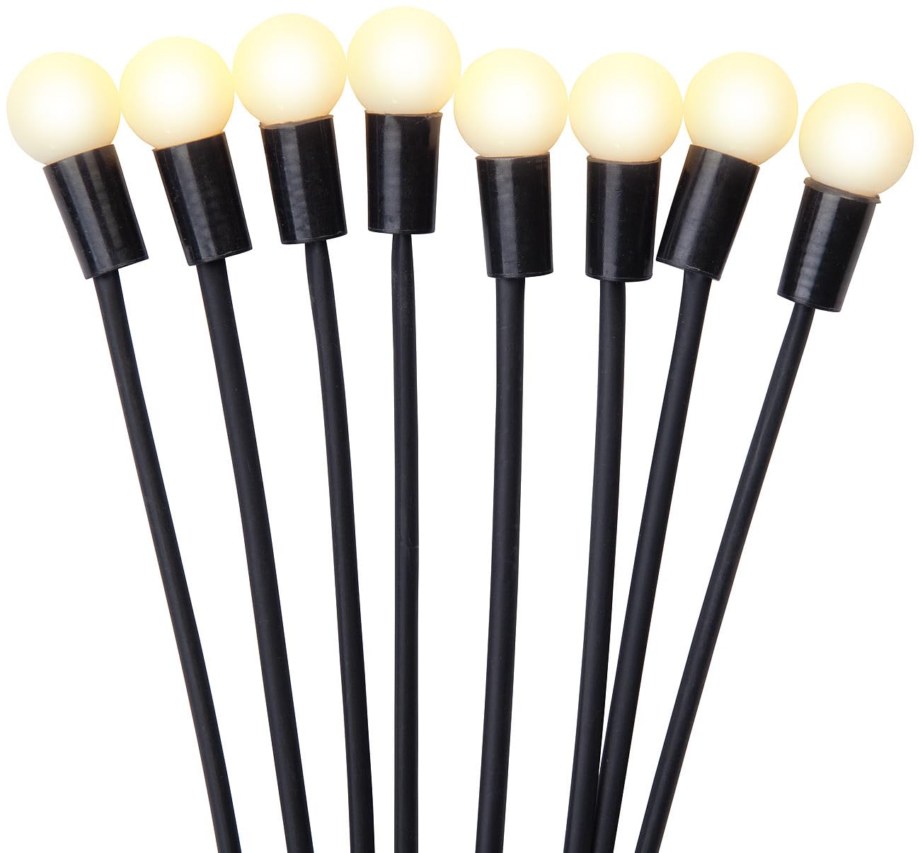 Lunartec Licht-Dekoration Solar-Glühwürmchen 8er warmweiß 65cm