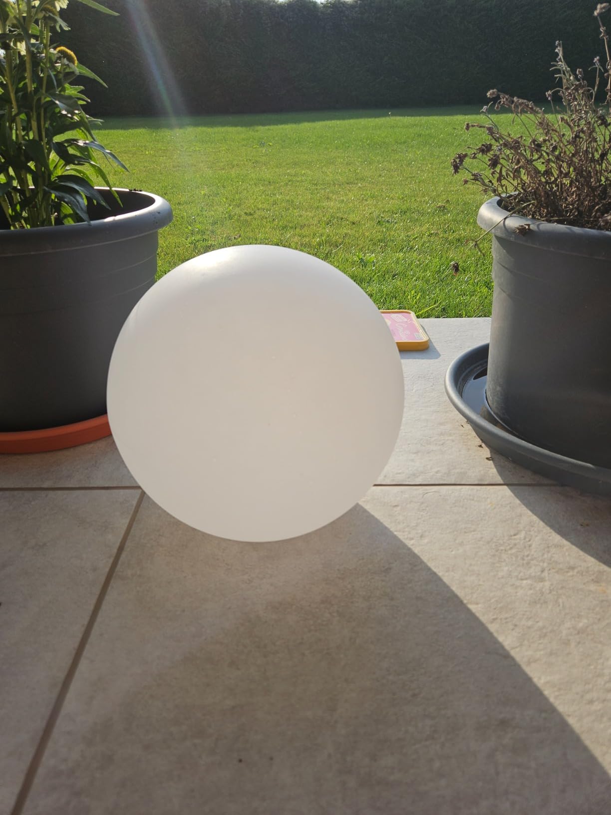 Lunartec Licht-Dekoration Solar-Leuchtkugel Ø30 cm 2er-Set