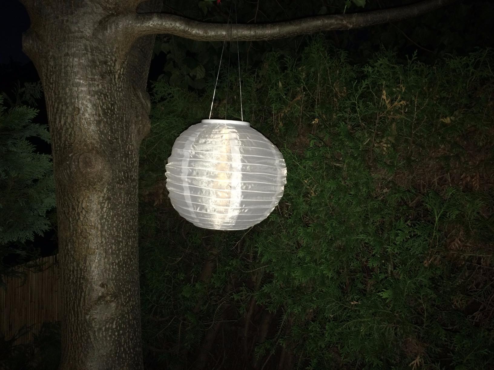 Lunartec Licht-Dekoration Solarlampion 2er-Set 30 cm