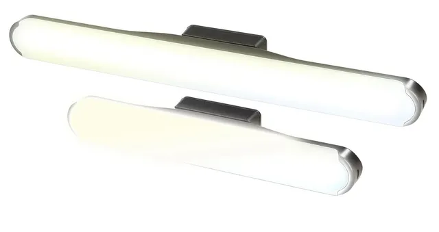 Lunartec Innenbeleuchtung Akku-Leselampen 2er-Set 24+35 cm