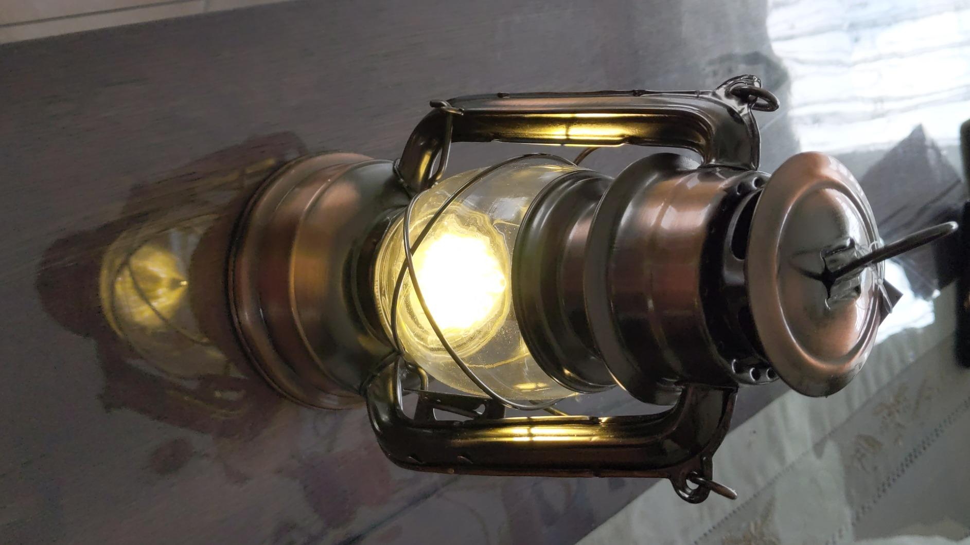 Lunartec Sturmlaterne LED Bronze warmweiß batteriebetrieben