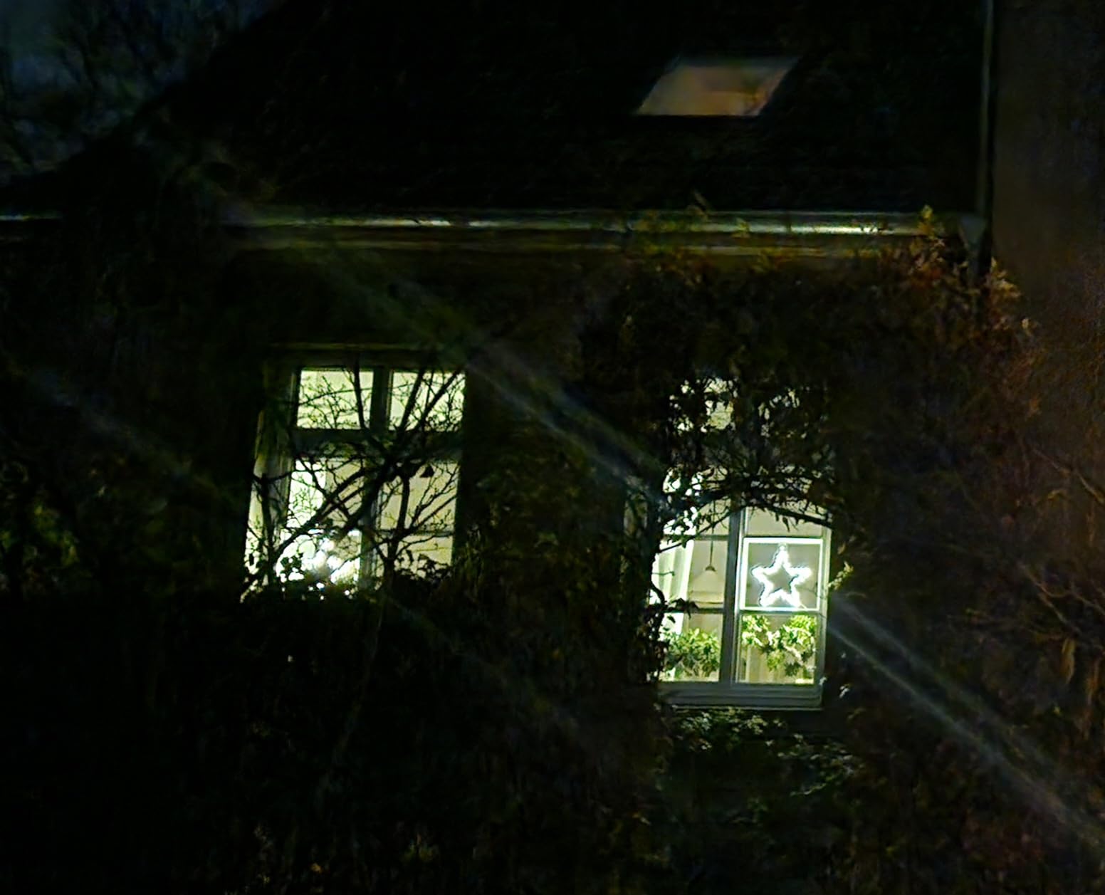 elktry Sterne Lichterkette 36 LED 5 Sterne warmweiß
