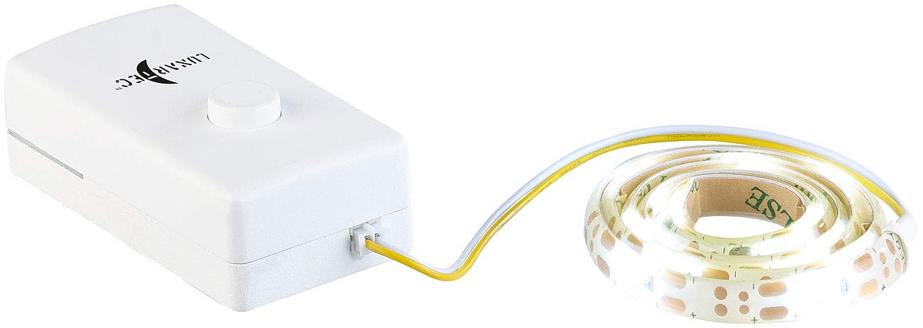 Lunartec LED-Streifen Batterie 60cm 2er-Set Tageslichtweiß