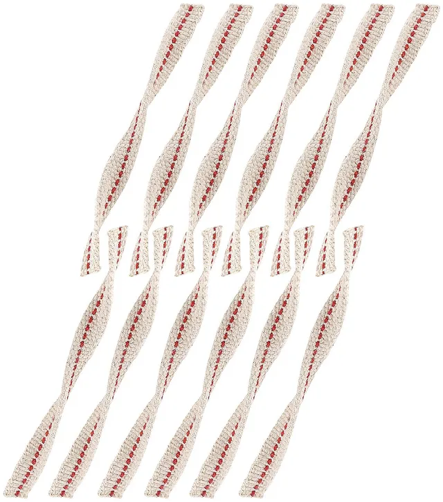 Lunartec Taschenlampen Universal-Öllampendocht 12er-Pack 120mm