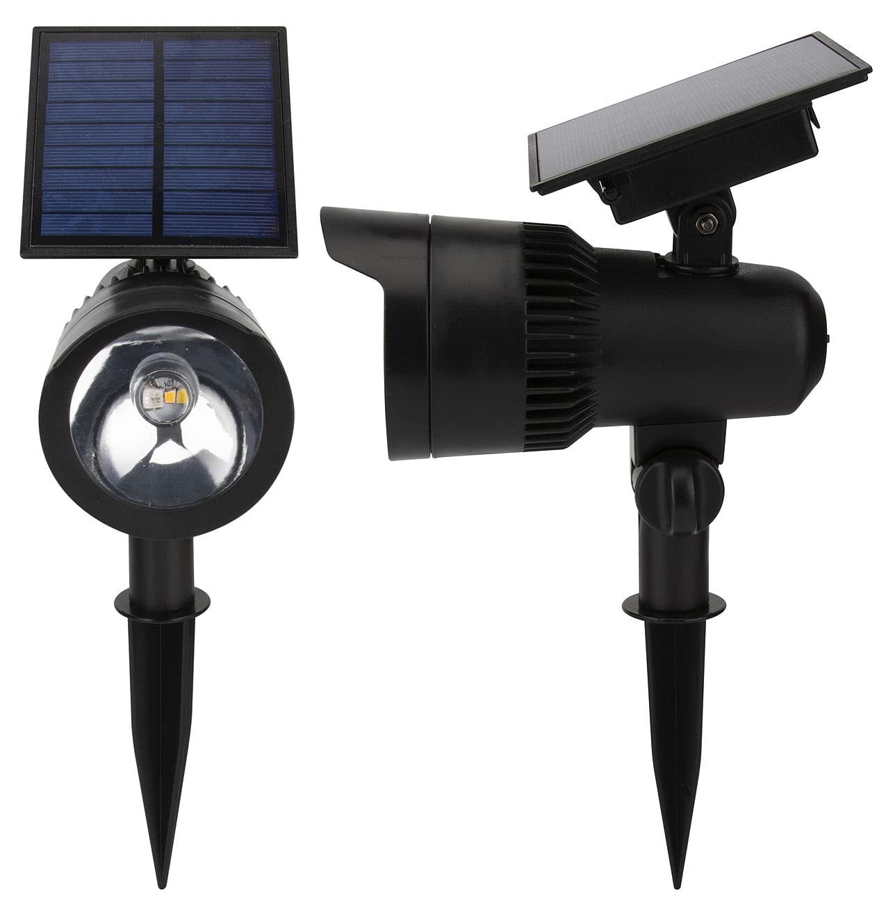 Lunartec Außenbeleuchtung Solar-Spot RGB-CCT mit App IP44