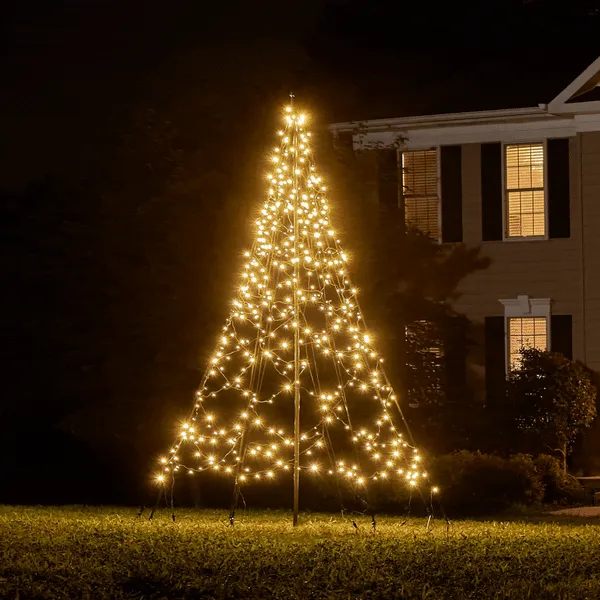 Fairybell Standard 3 m Weihnachtsbaum 480 LED Twinkle mit Mast