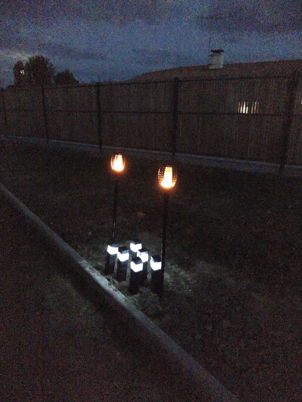 Lunartec Außenbeleuchtung Solar-Wegeleuchten 6er-Set Warmweiß