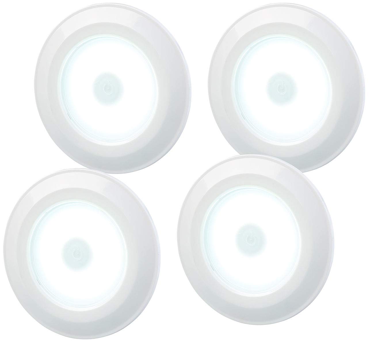 Lunartec Innenbeleuchtung UBL-16.w Spots 4er-Set Batterie