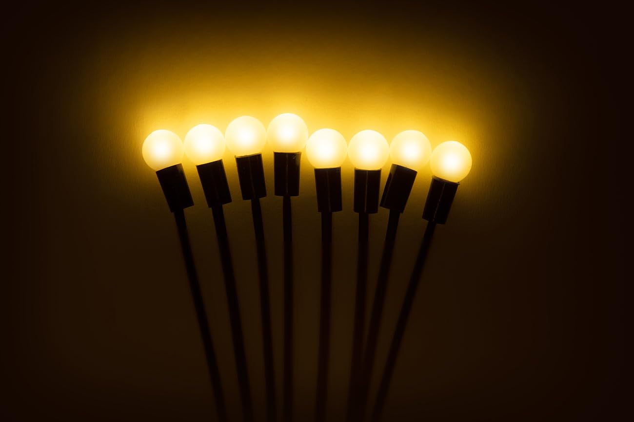 Lunartec Licht-Dekoration Solar-Glühwürmchen 8er warmweiß 65cm