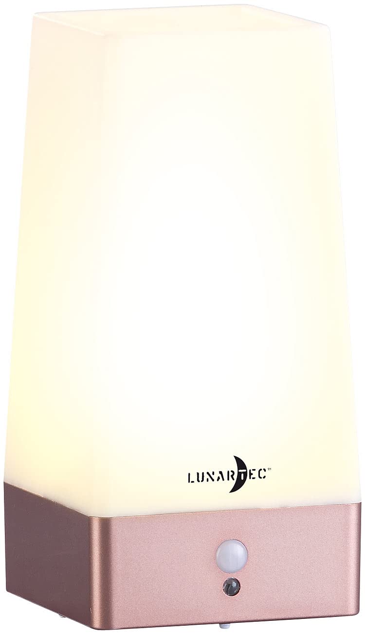 Lunartec Innenbeleuchtung LED Akku Tischlampe 2er-Set warmweiß