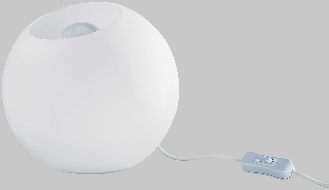 Lunartec Licht-Dekoration LED-Lichtkugel Milchglas 19 cm RGB Fernbedienung