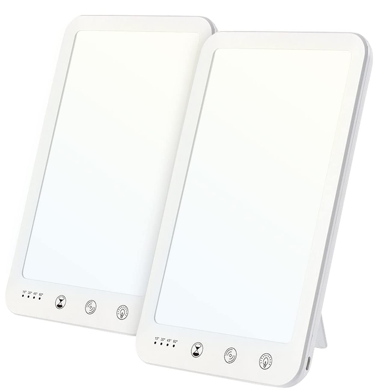 Lunartec Innenbeleuchtung Tageslichtlampe 10000 Lux 2er Set