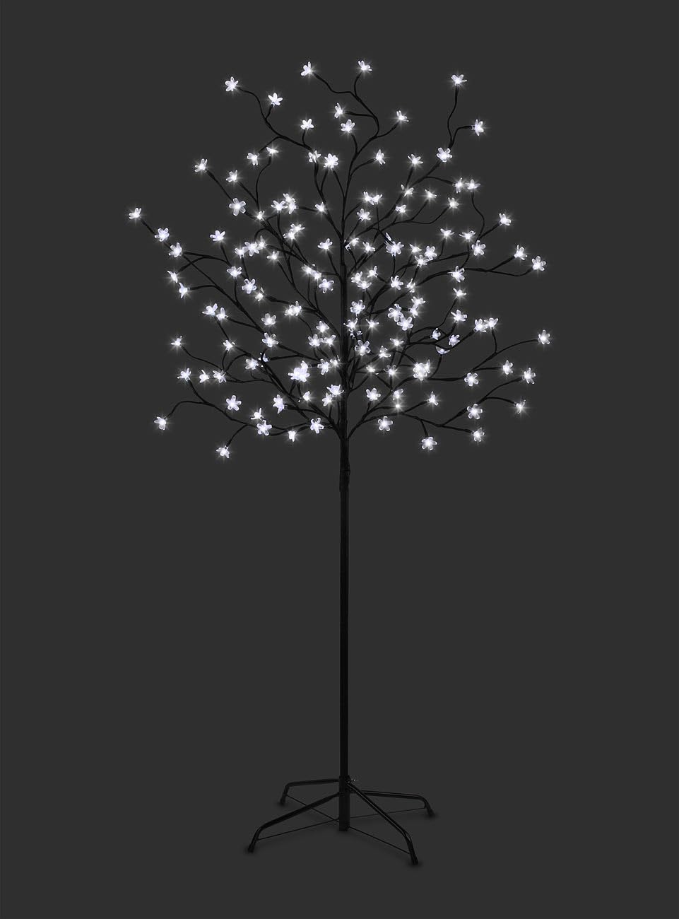 Lunartec Solar LED-Kirschbaum 150 cm 152 LEDs