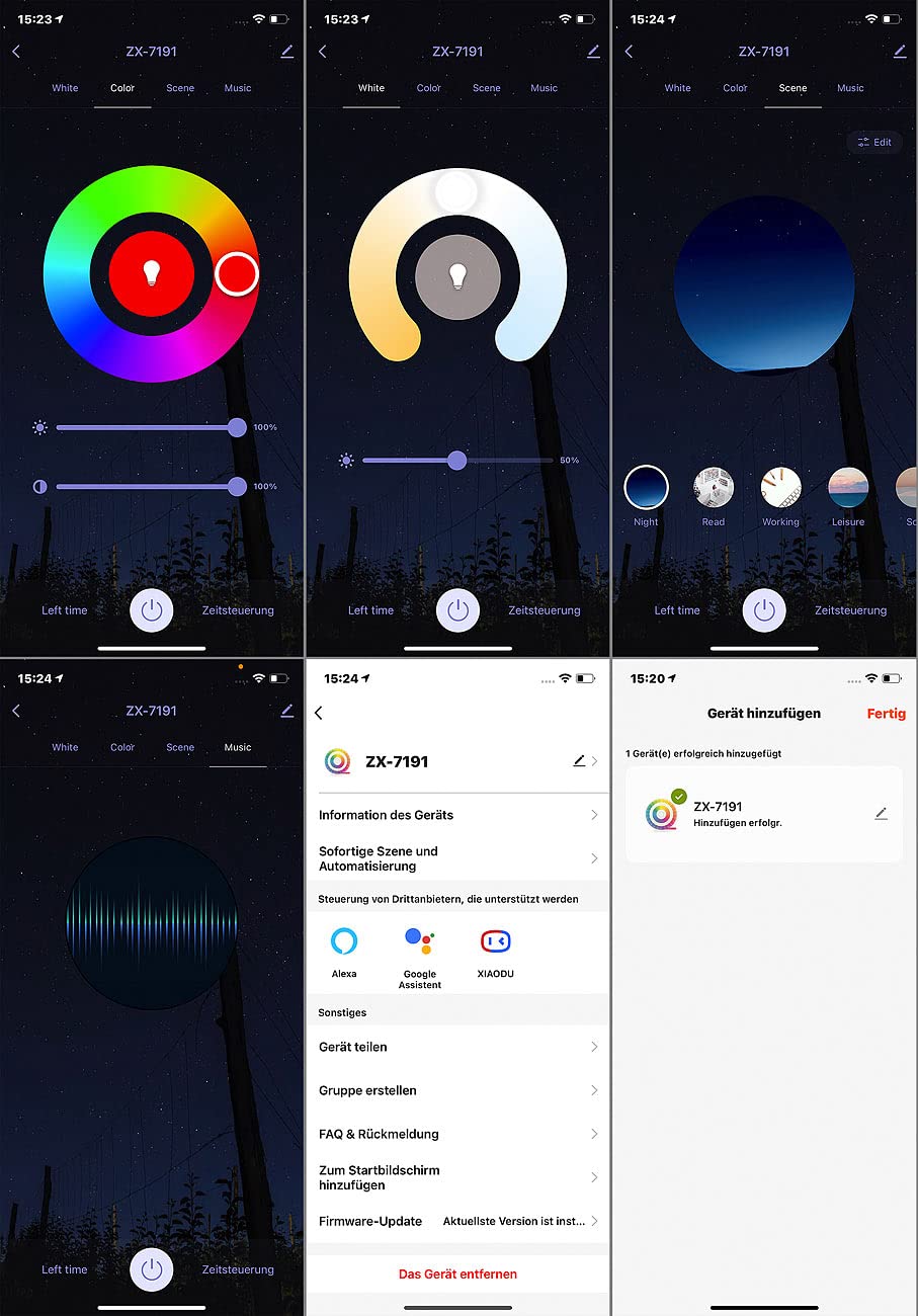 Lunartec Außenbeleuchtung OT-130 Tischlampe RGB Akku IP67