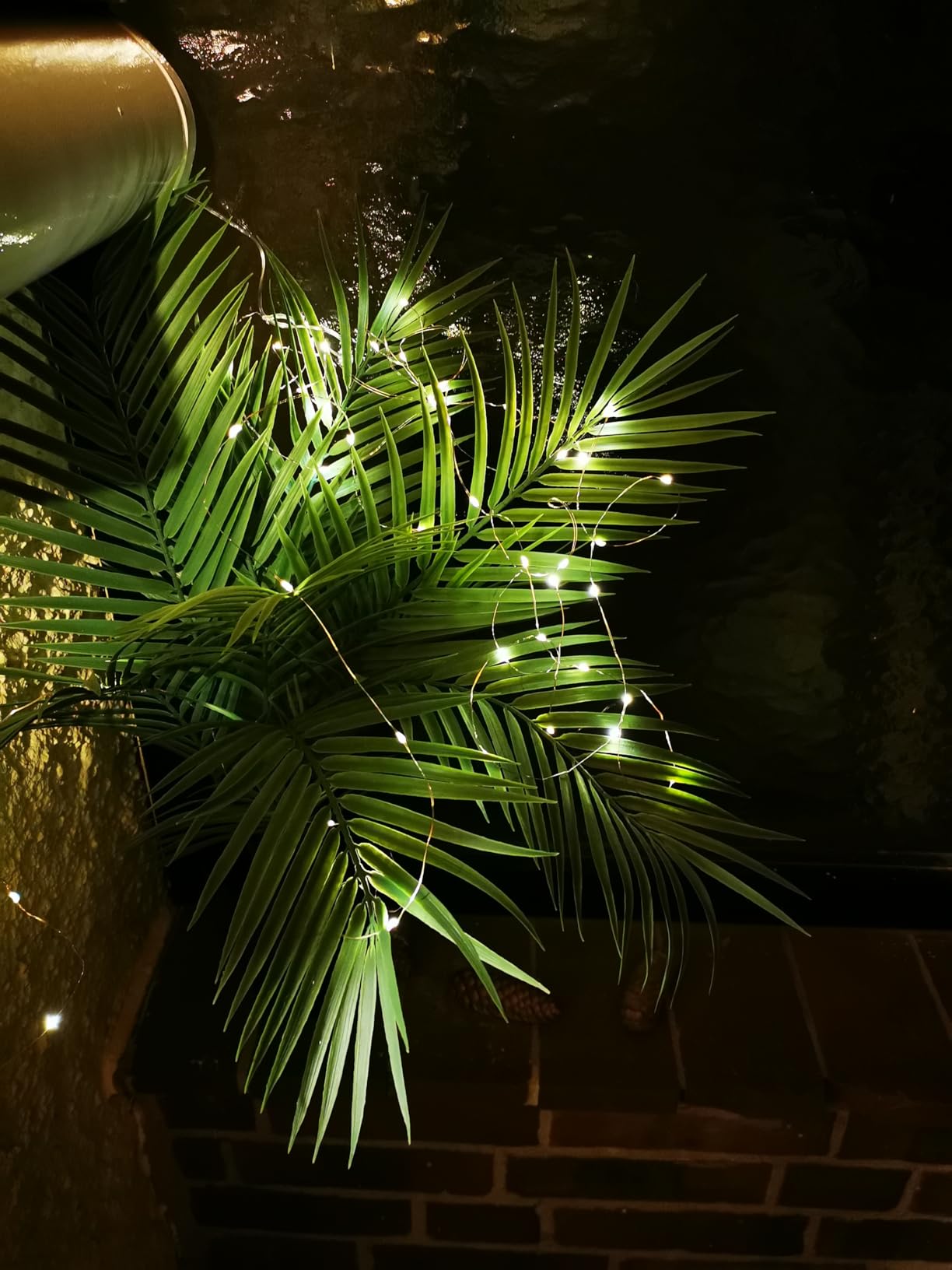 Bxroiu Lichterkette 20 LED warmweiß 2m 2er-Set Batterie