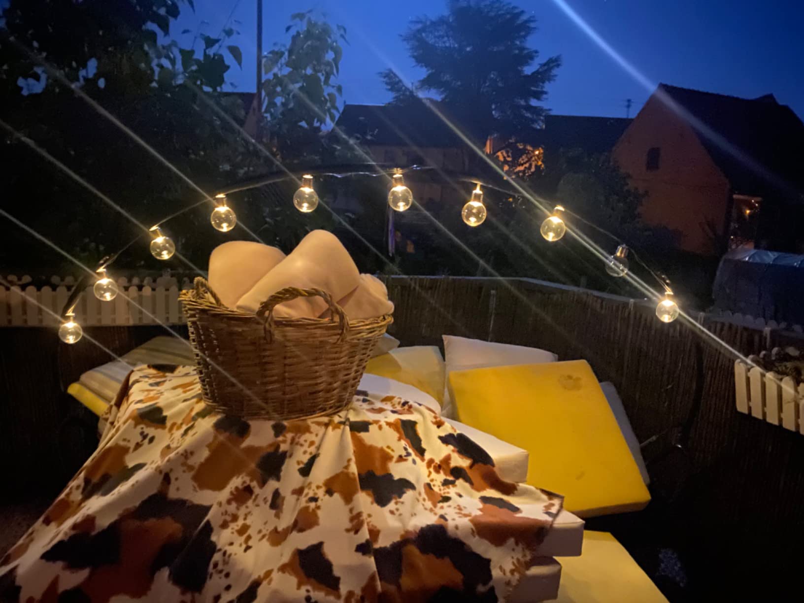 Lunartec Licht-Dekoration Solar-Lichterkette 10 Birnen warmweiß