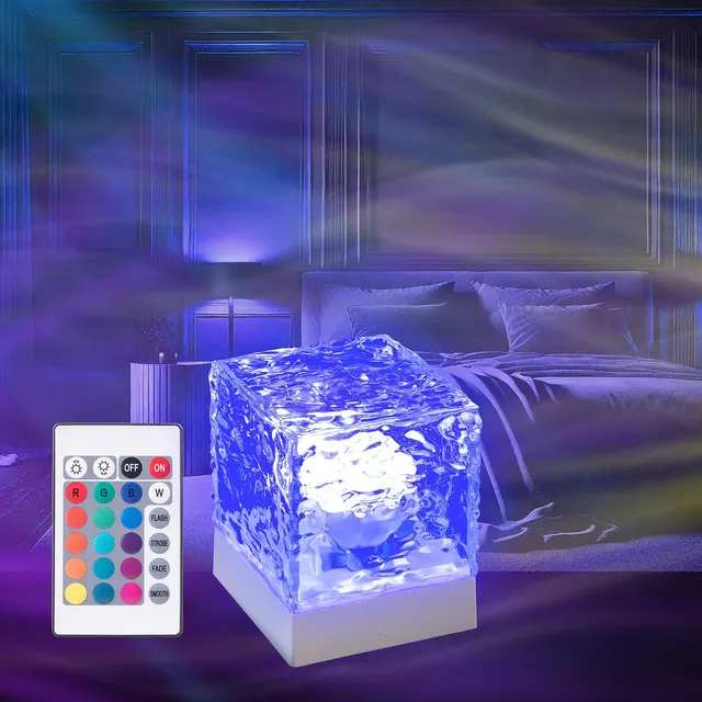 Lunartec Licht-Dekoration Polarlicht Projektor RGB dimmbar