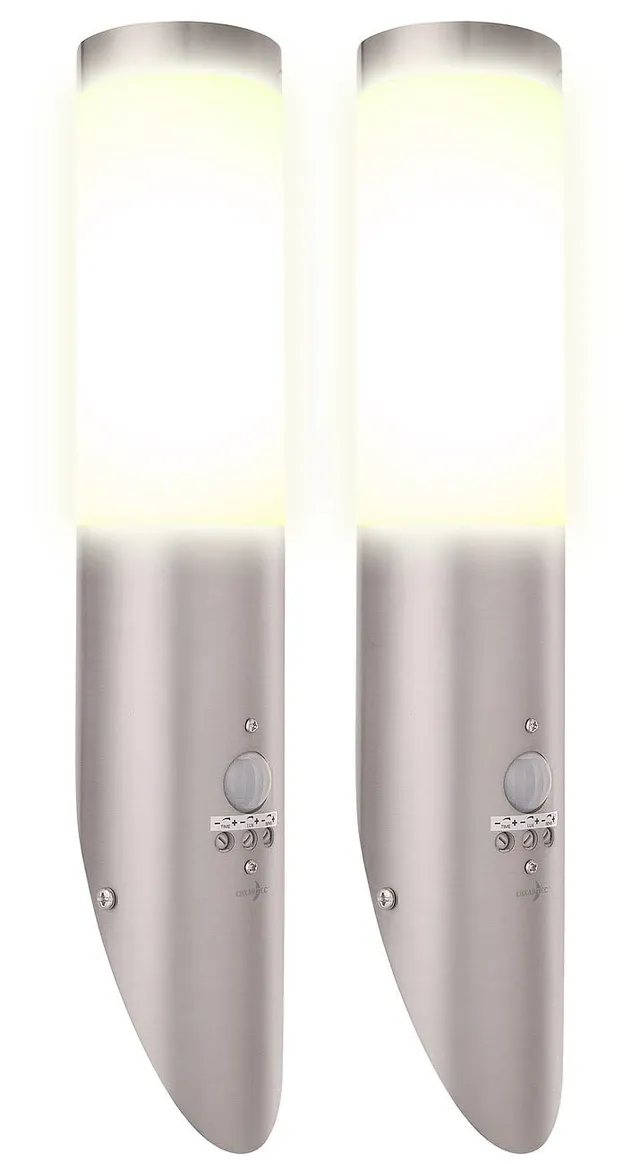 Lunartec Außenbeleuchtung Wandleuchte E27 2er-Set IP65