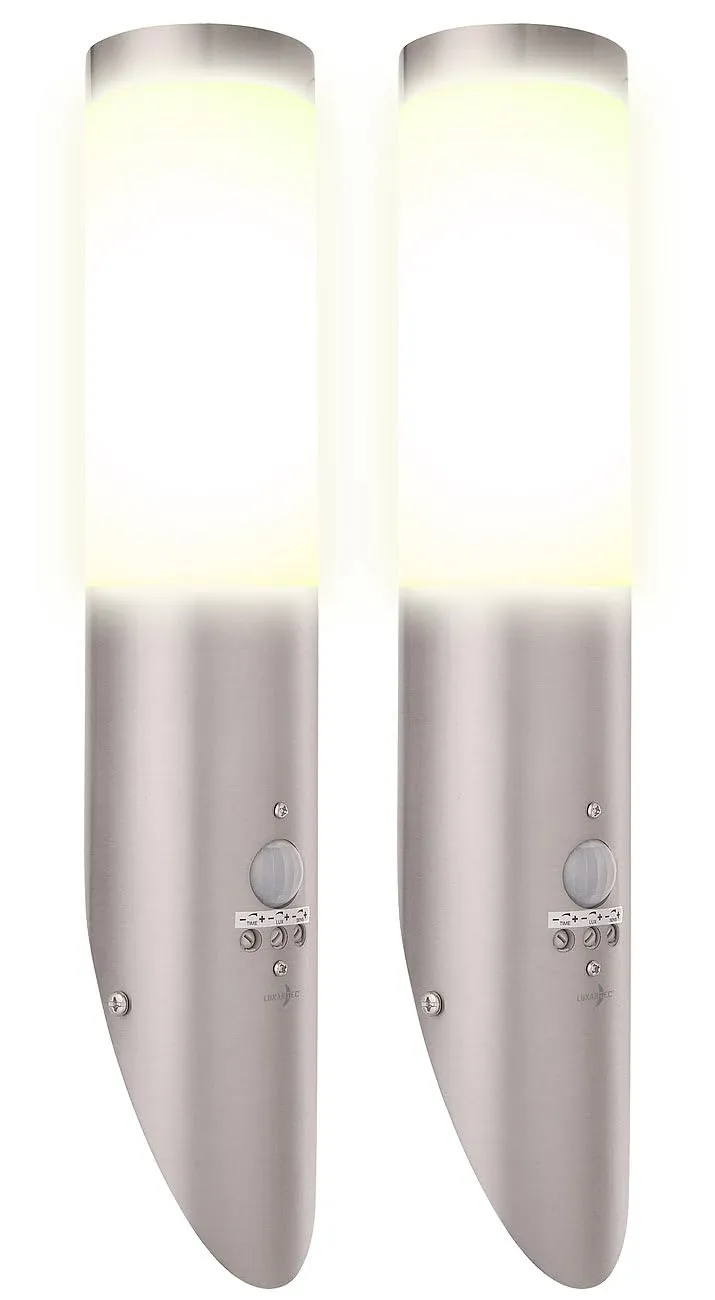 Lunartec Außenbeleuchtung Wandleuchte E27 2er-Set IP65