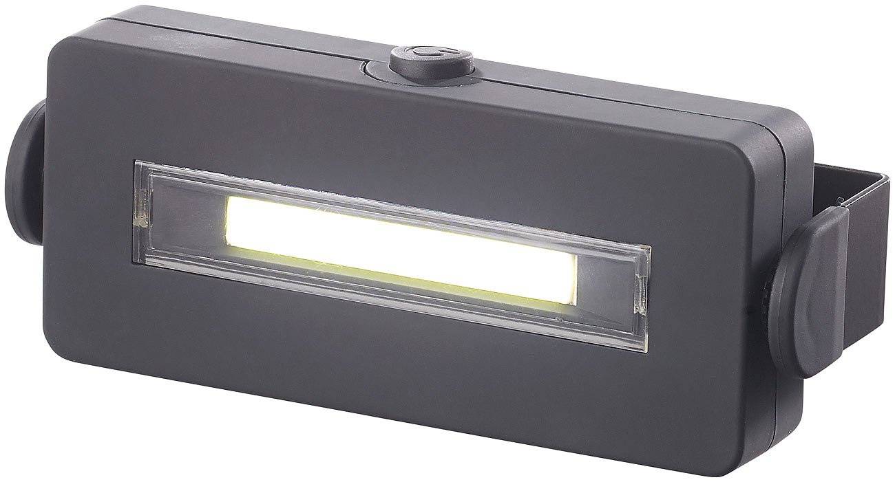 Lunartec Taschenlampen Magnet-Arbeitsleuchte COB 100 lm
