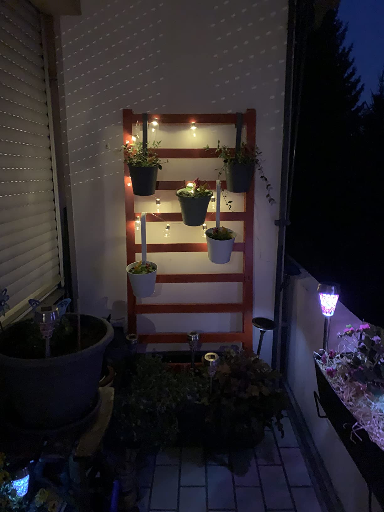 Lunartec Licht-Dekoration Solar-Lichterkette 10 Birnen warmweiß