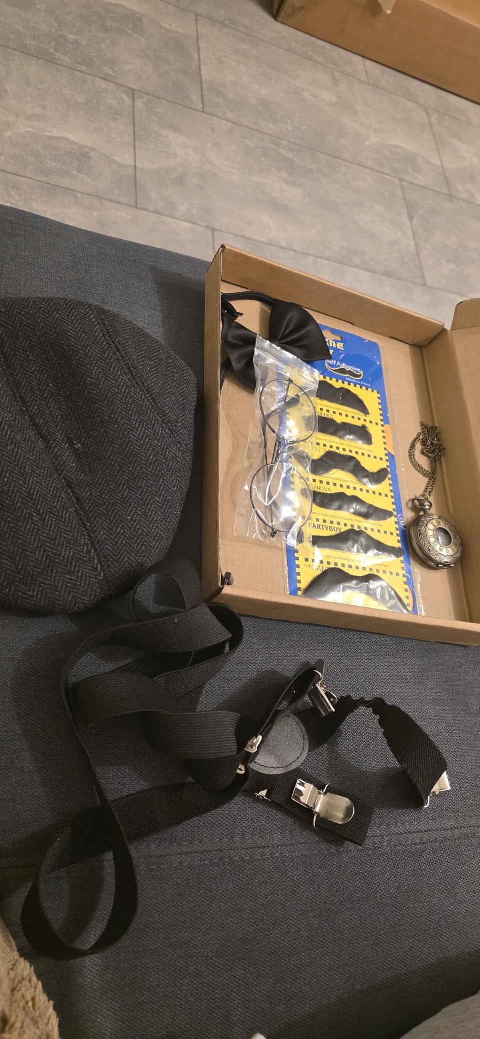 WEARXI Kostüme 20er Jahre Kostüm Herren 3-teilig