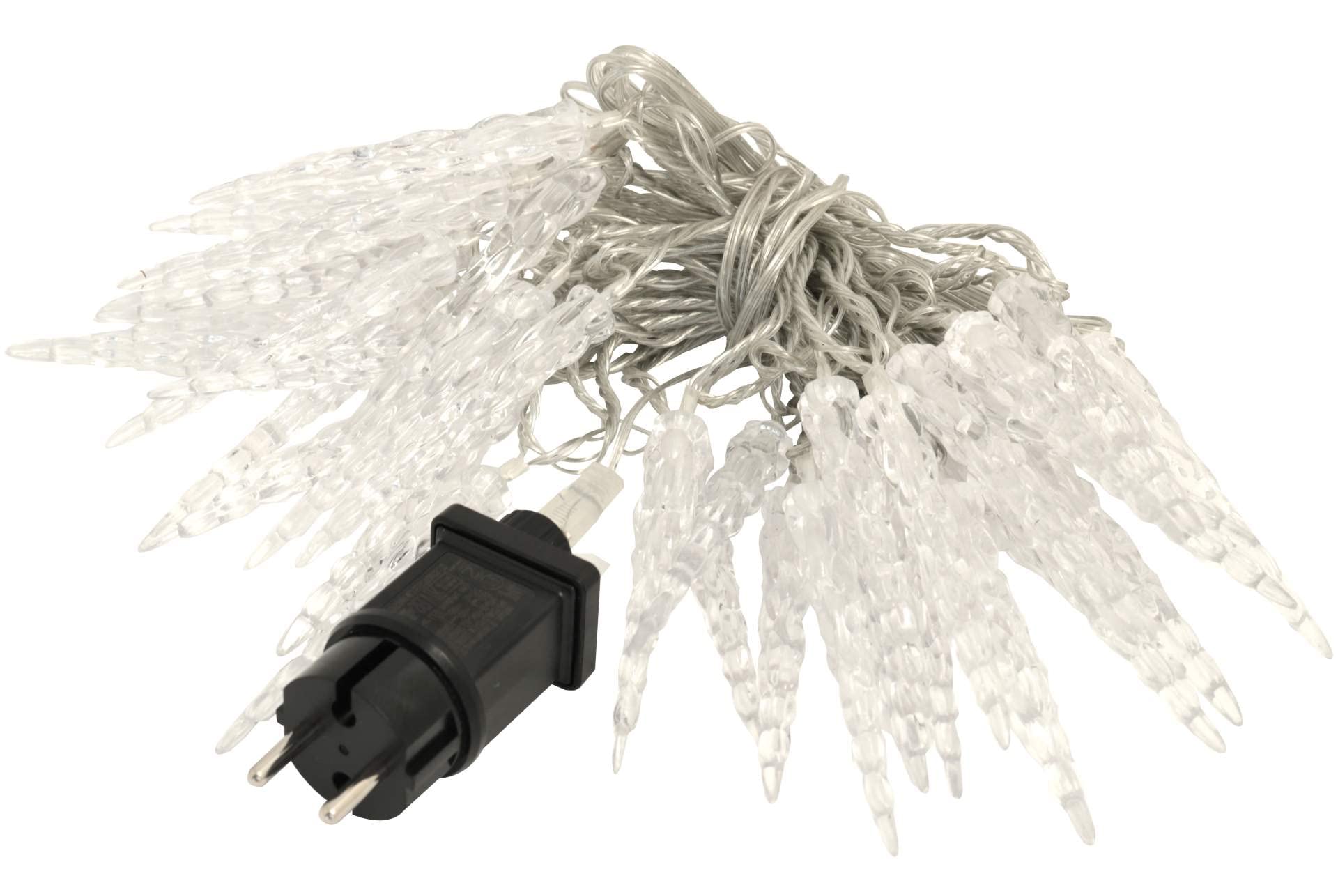 Bonetti LED Lichterketten 40-er Eiszapfen Lichterkette kaltweiß