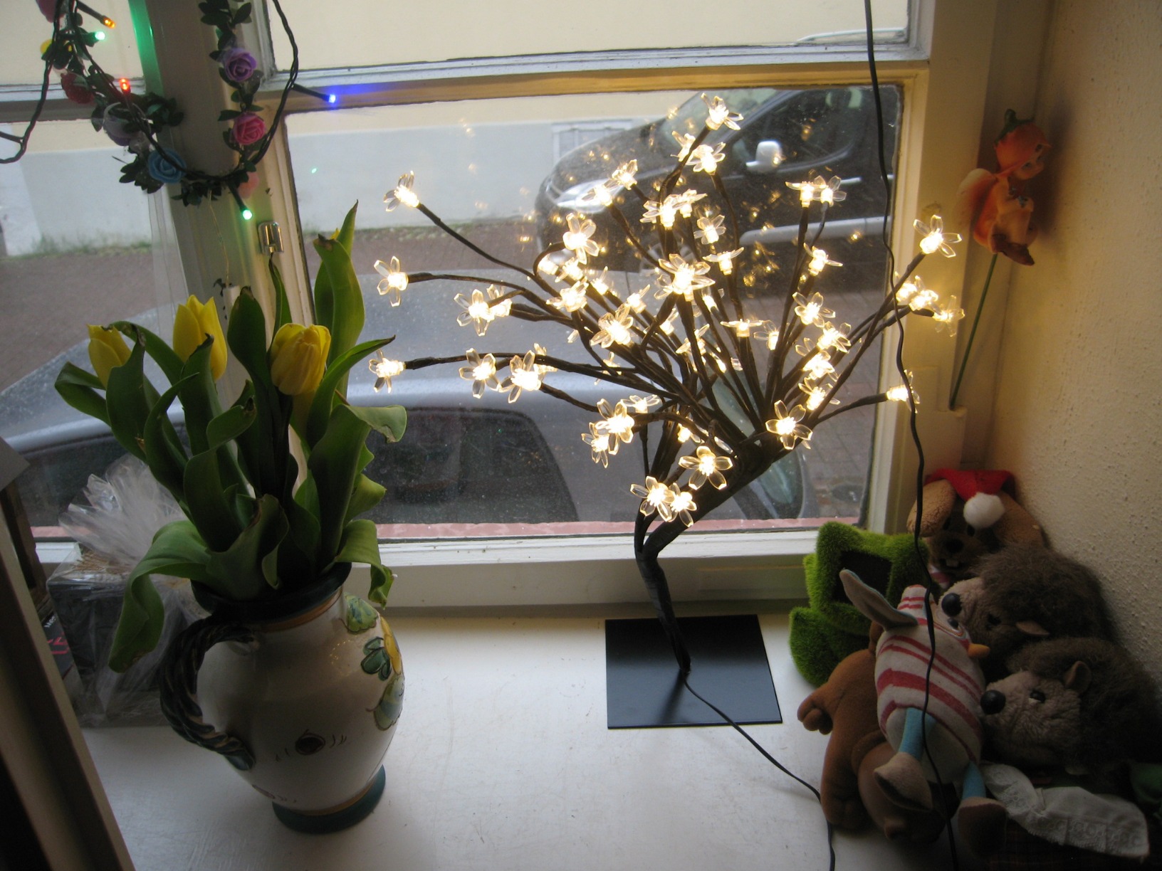 Lunartec Außenbeleuchtung LED Bäumchen 45 cm warmweiß