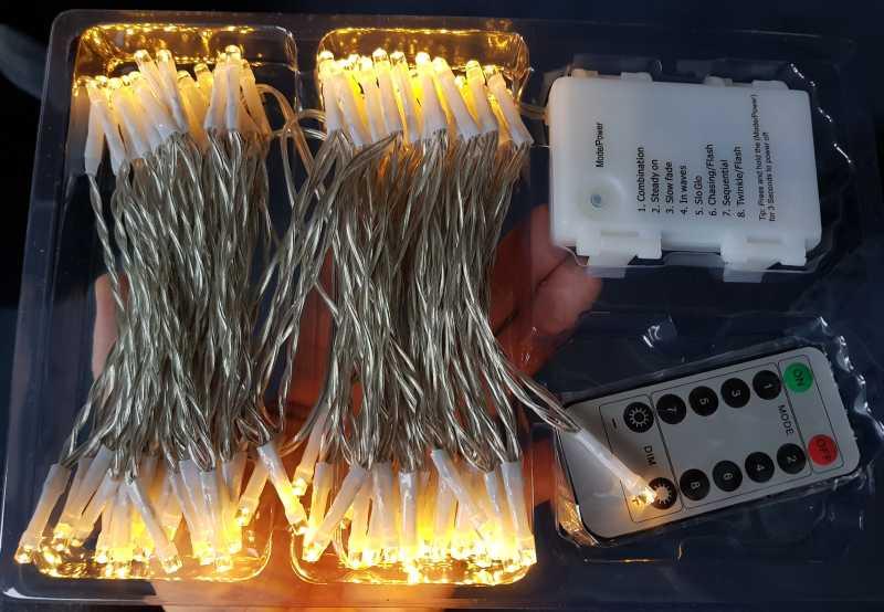 Koopower Battery Fairy Lights Lichterkette 11 m warmweiß