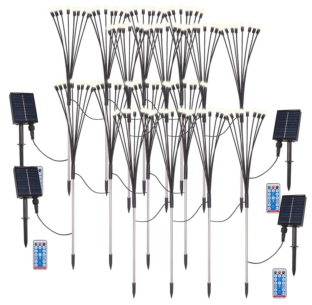 Lunartec Licht-Dekoration Solar-Glühwürmchen 16er warmweiß