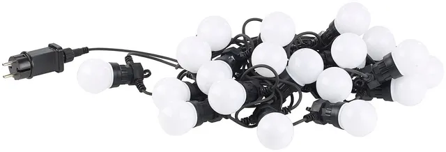 Lunartec Licht-Dekoration Lichterkette Birne 20er 9,5 m bunt