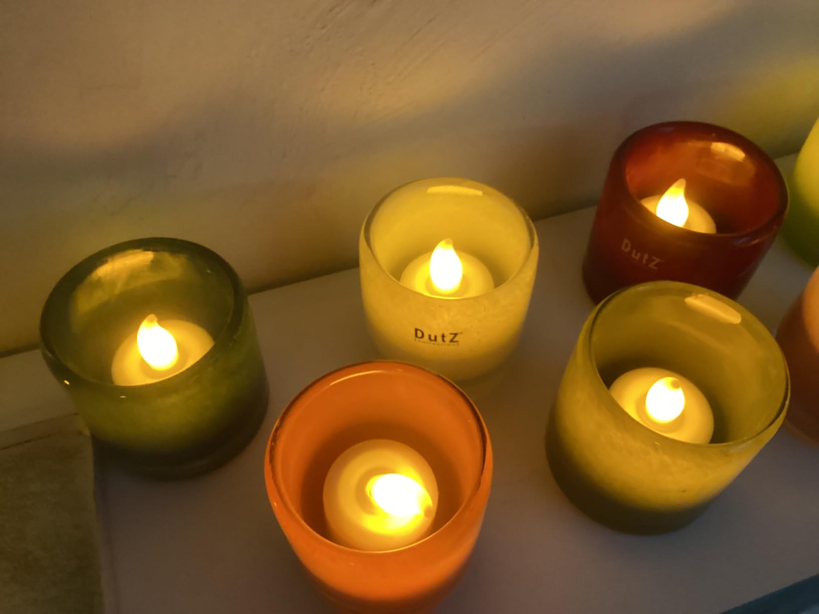 Lunartec Licht-Dekoration LED-Teelichter warmweiß 12er-Set Timer