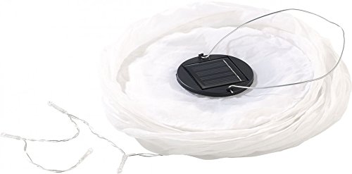 Lunartec Licht-Dekoration Solar-Lampion weiß 10 LEDs