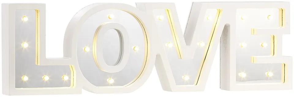 Lunartec Licht-Dekoration LOVE Schriftzug batteriebetrieben