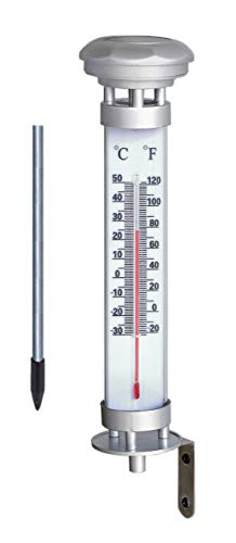 Bonetti Solar Lights Gartenthermometer Solar-LED 56,5 cm