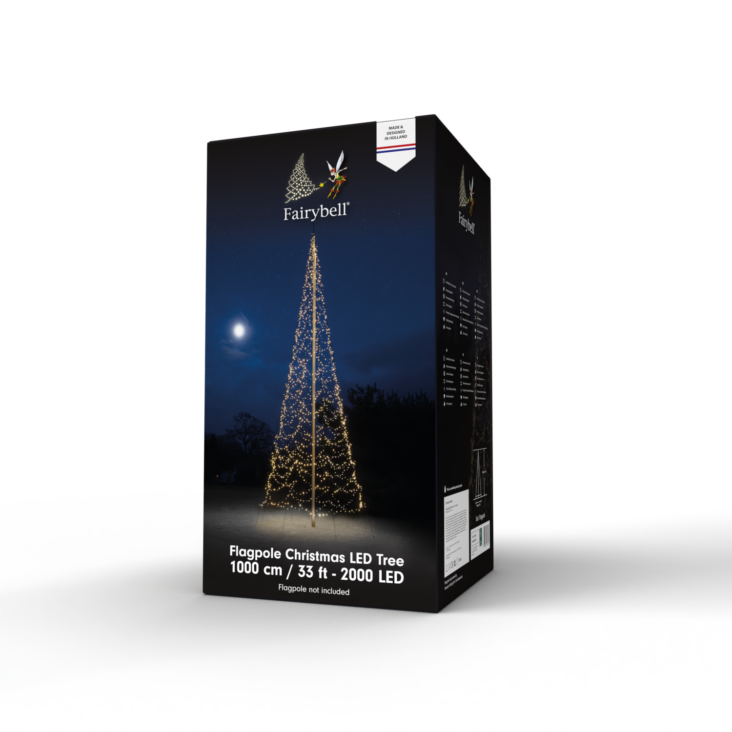Fairybell Standard 10m Weihnachtsbaum 2000 LED warmweiß