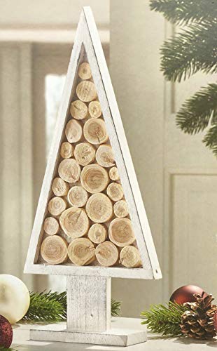 Bonetti Modell 4 Kerzenhalter Holz Birkenholz 35 cm