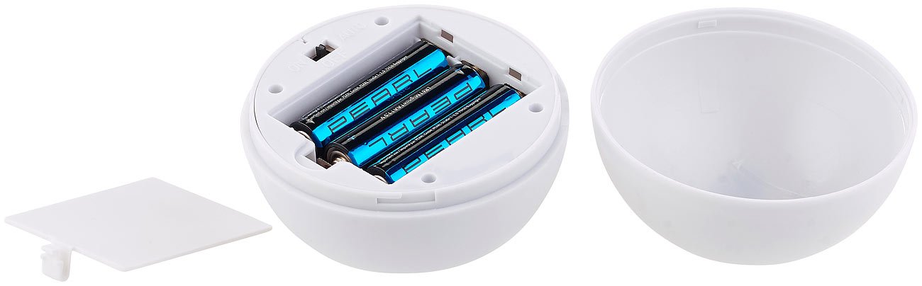 Lunartec Innenbeleuchtung WL-412 Sensorleuchte Batterie 120 Lumen