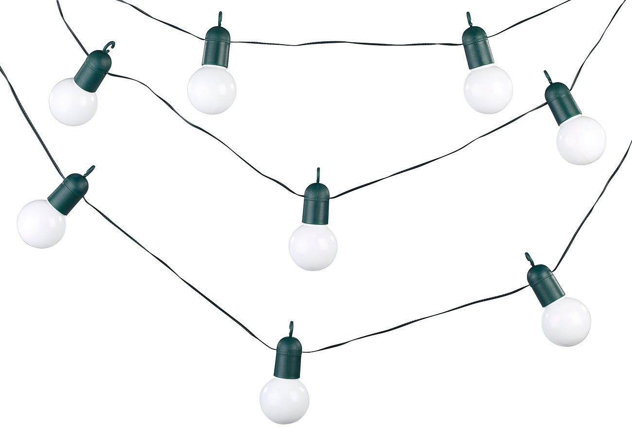 Lunartec Licht-Dekoration LED-Lichterkette 20 LEDs 7,75 m