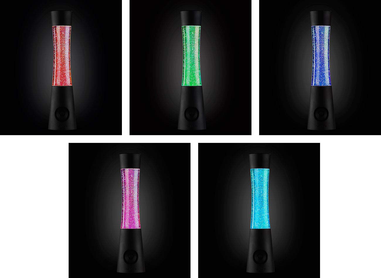 Lunartec Licht-Dekoration Tornado Glitzerlampe mit Bluetooth