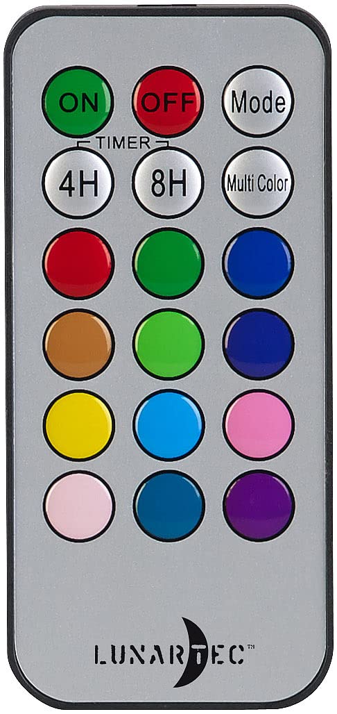 Lunartec Licht-Dekoration RGB LED-Kerzen 6er-Set bunt mit Timer
