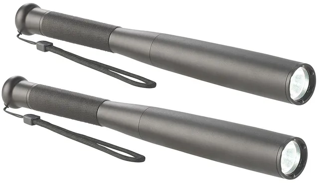 Lunartec Taschenlampen Baseball-Taschenlampe 2er-Set 260 lm
