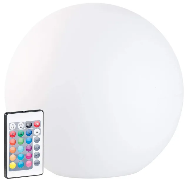 Lunartec Licht-Dekoration Solar-Leuchtkugel 30cm RGBW mit Fernbedienung