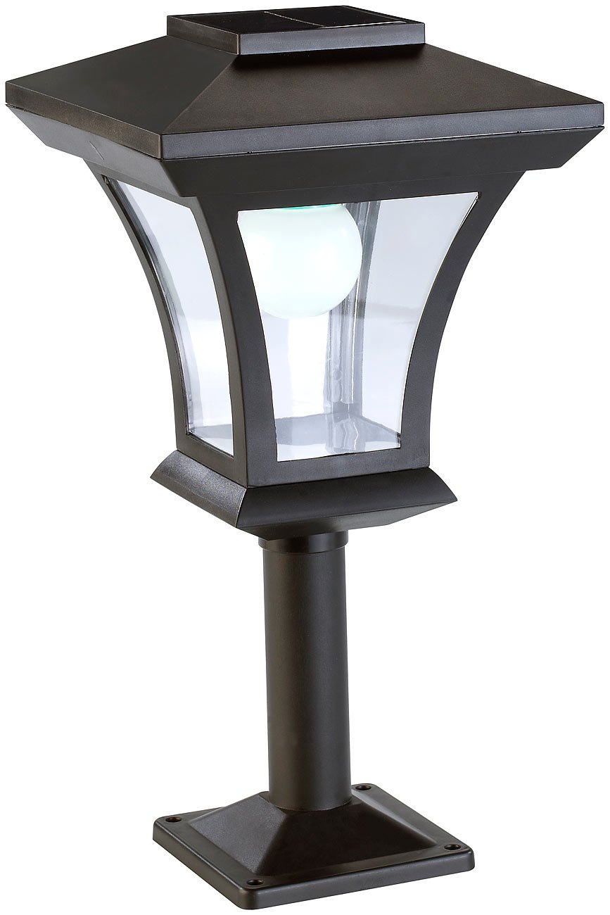 Lunartec Außenbeleuchtung Solar-Standlaterne SWL-05 45 lm solar