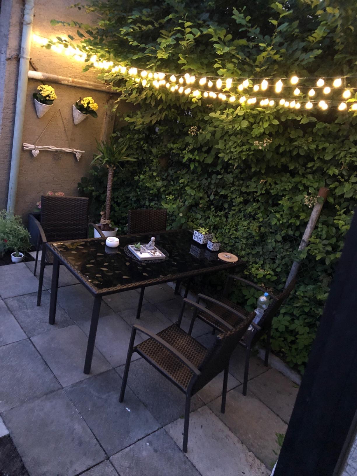 Bonetti LED Lichterkette 180 Kugeln bunt 17,9m IP44