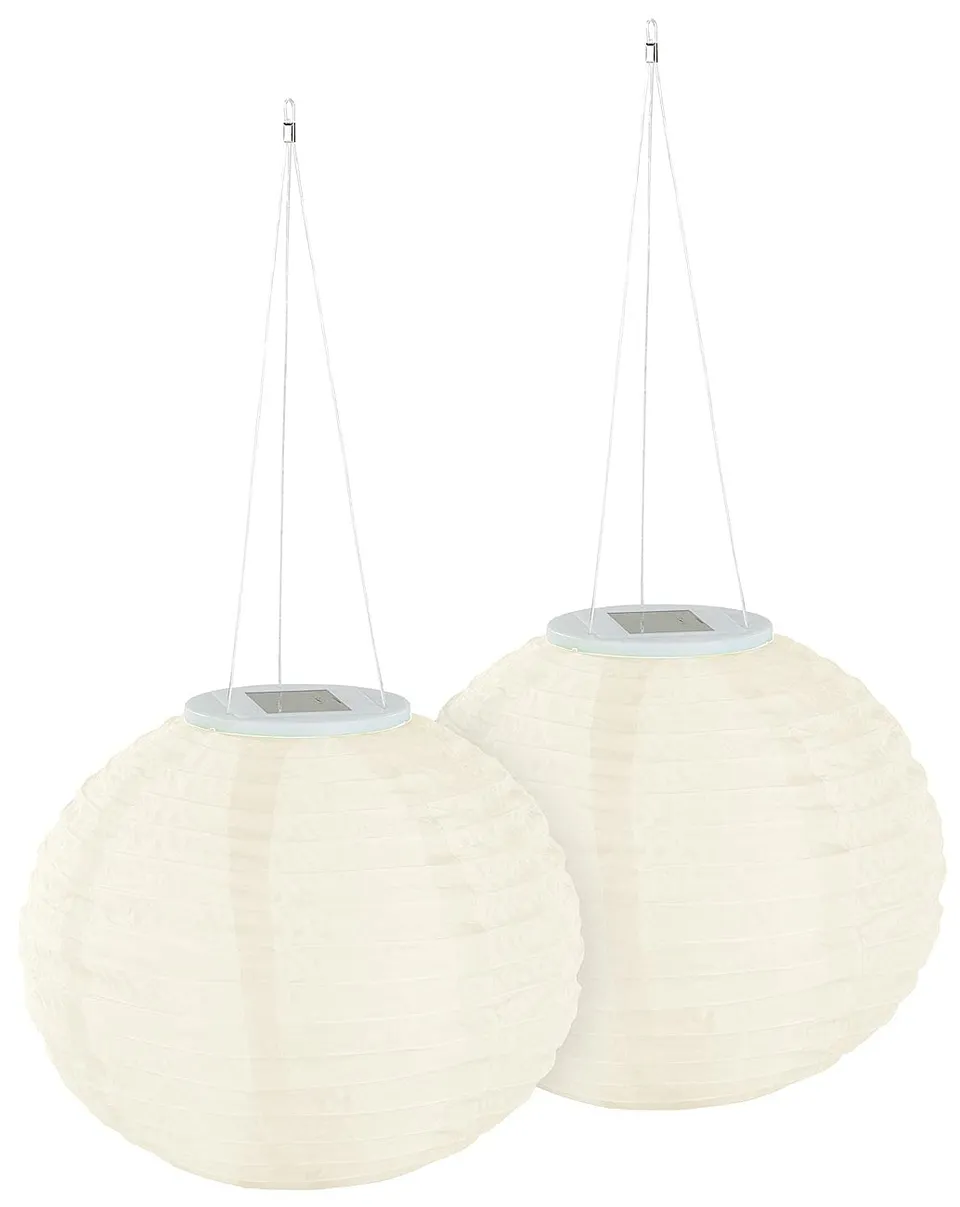 Lunartec Licht-Dekoration Solarlampion 2er-Set 30 cm