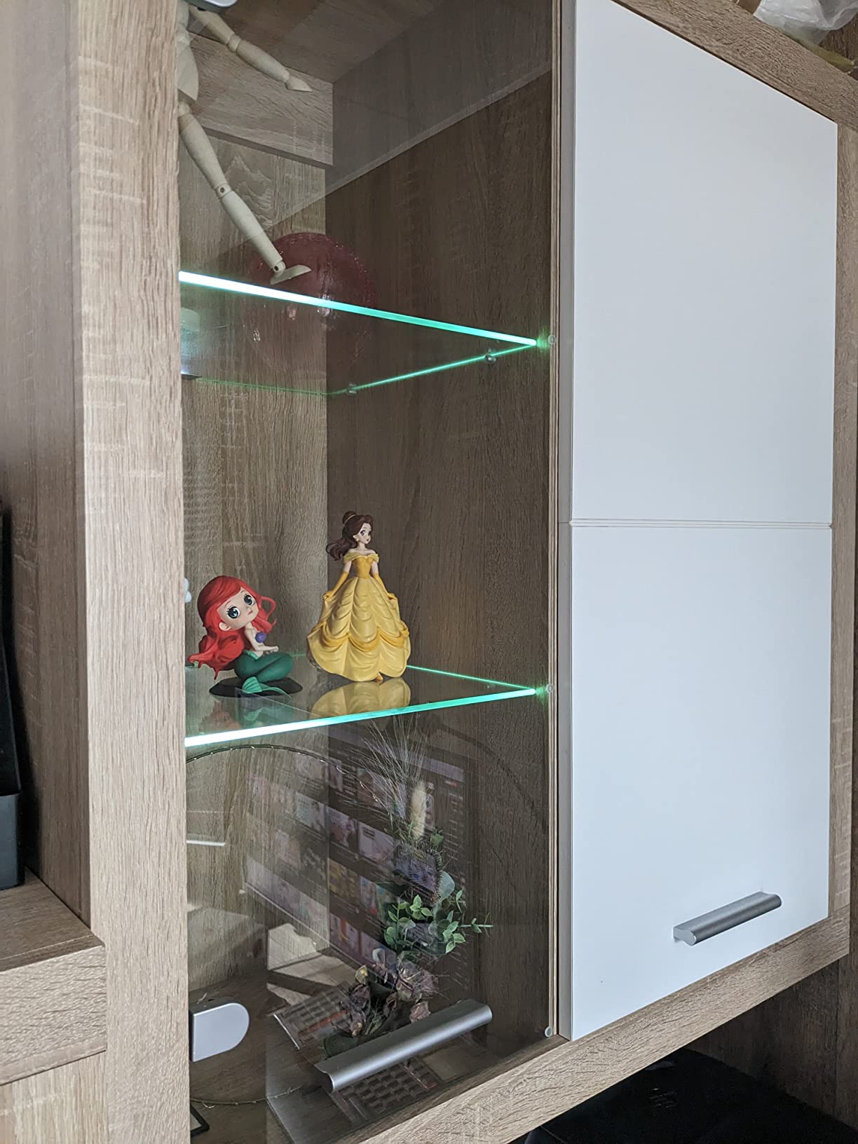 Lunartec Glasbodenbeleuchtung LED 4 Clips Tageslichtweiß