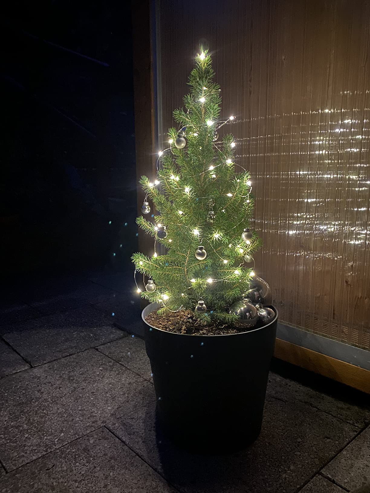 Bxroiu Lichterkette LED-Lichterkette bunt 2er-Set 5m Timer